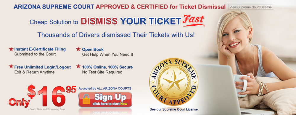 Arizona approved defensive driving online